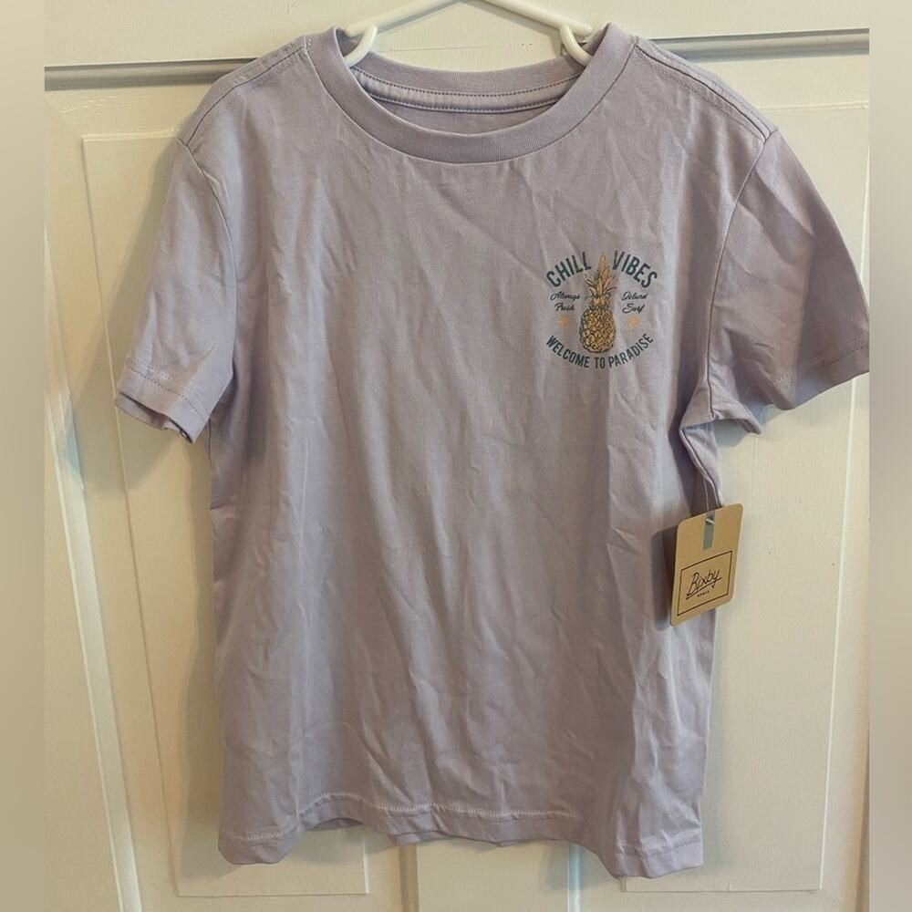 Bixby Nomad Graphic Short Sleeve Tee - Light Purple - Girls Small (6-7)